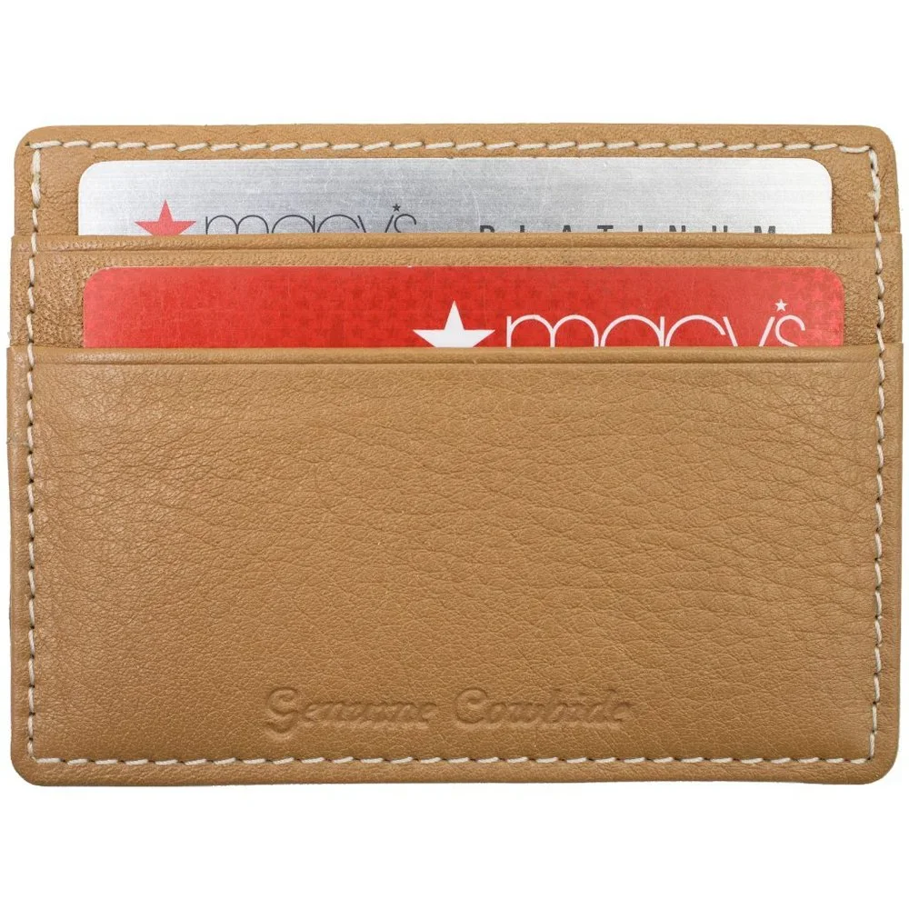 Genuine Leather Men Credit Card Holder